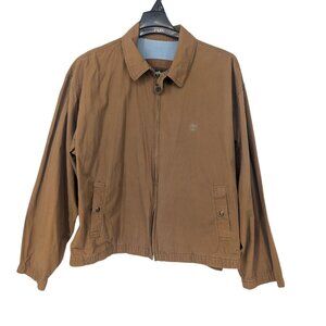 Vtg Timberland Weathergear Brown Jacket Workwear Utility Gorpcore Y2K Size XL